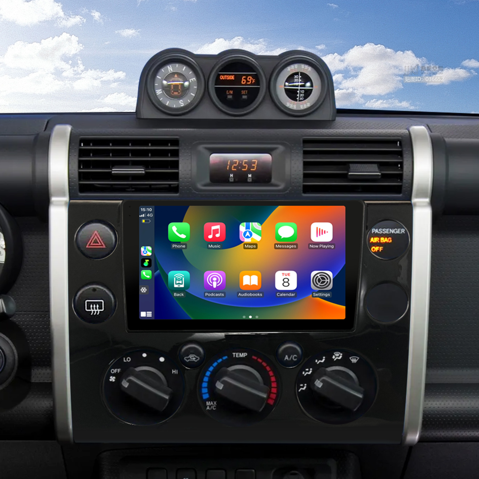 Amazon.com: Car Stereo Radio for Toyota FJ Cruiser 2006-2020